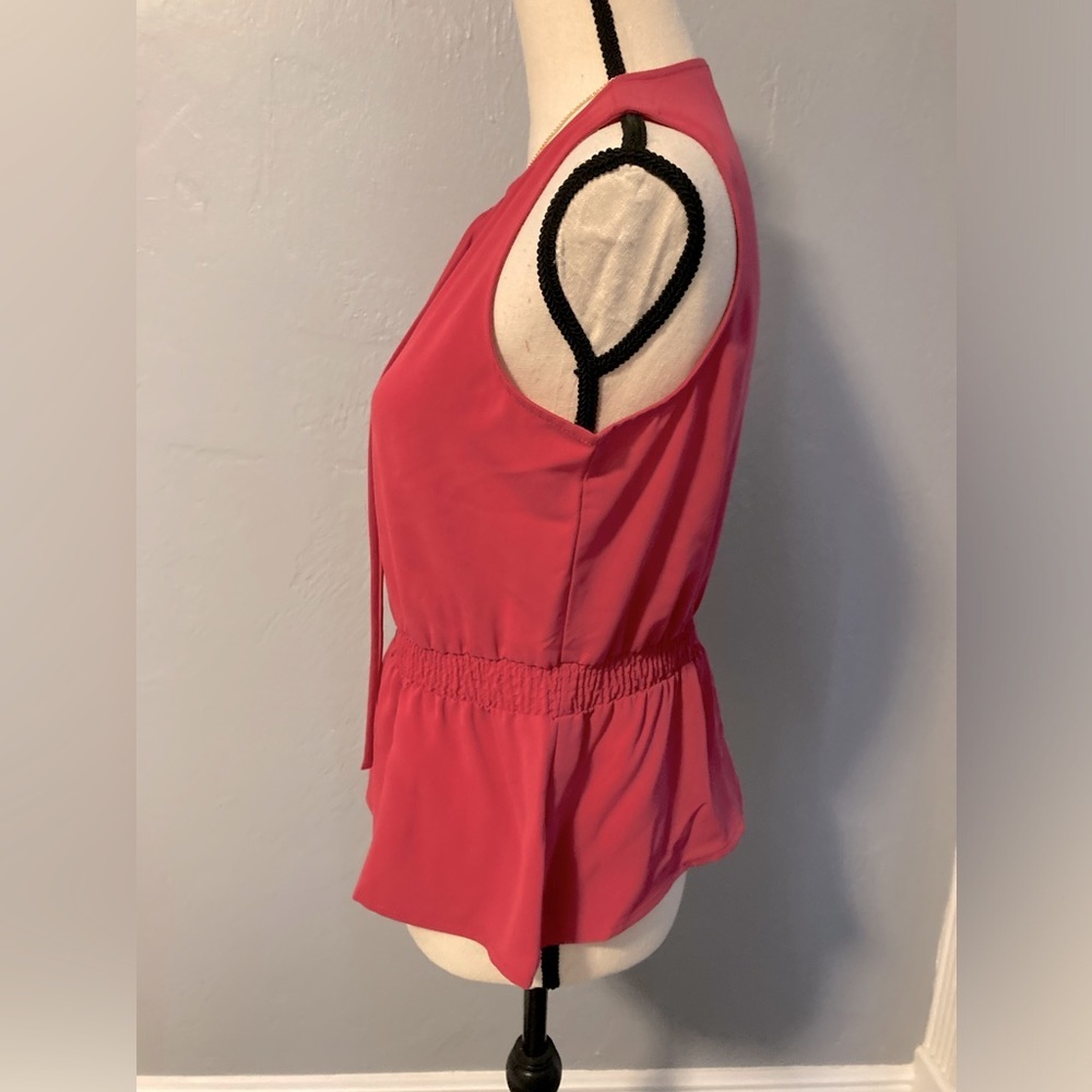 Alfani V-Neck Smocked Waist tank top - Picture 4 of 12